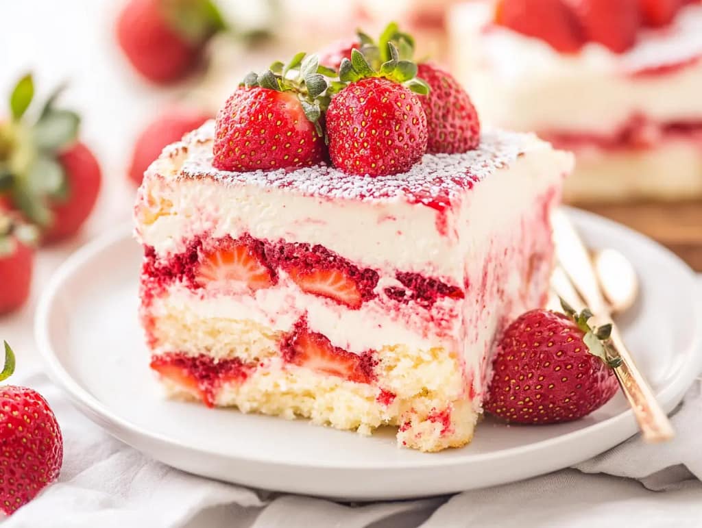 Homemade Strawberry Tiramisu