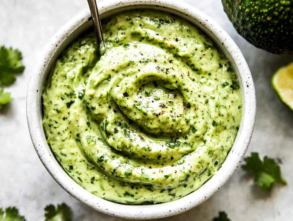 Spicy Avocado Crema Sauce