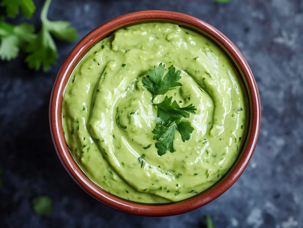 Spicy Avocado Crema Sauce