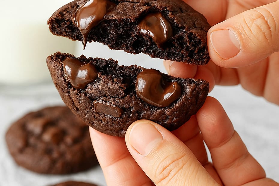 Chocolate Fudge Cookies