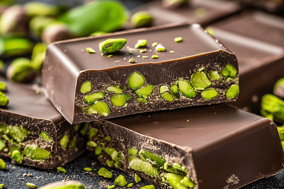 Homemade Pistachio Dubai Chocolate Bar That Tastes Like Luxury